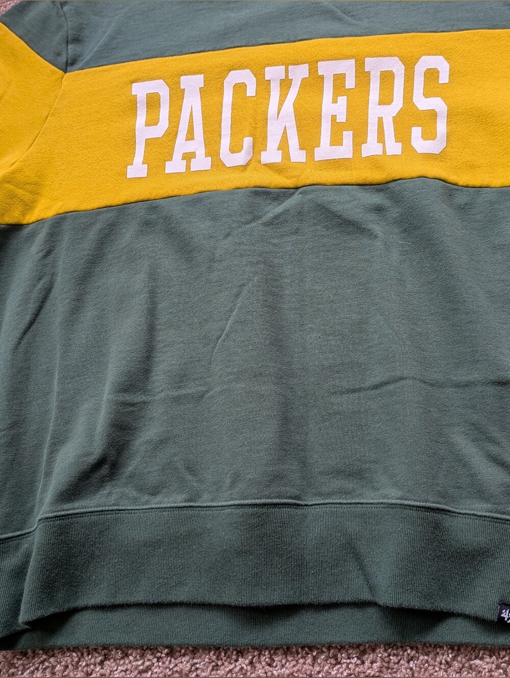 '47 Brand Green Bay Packers Crewneck Women's XXL - Picture 4 of 11